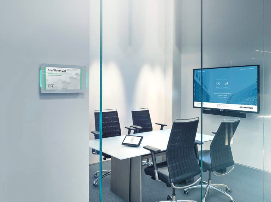 conference-room-white-focus-on-touchscreen-panel